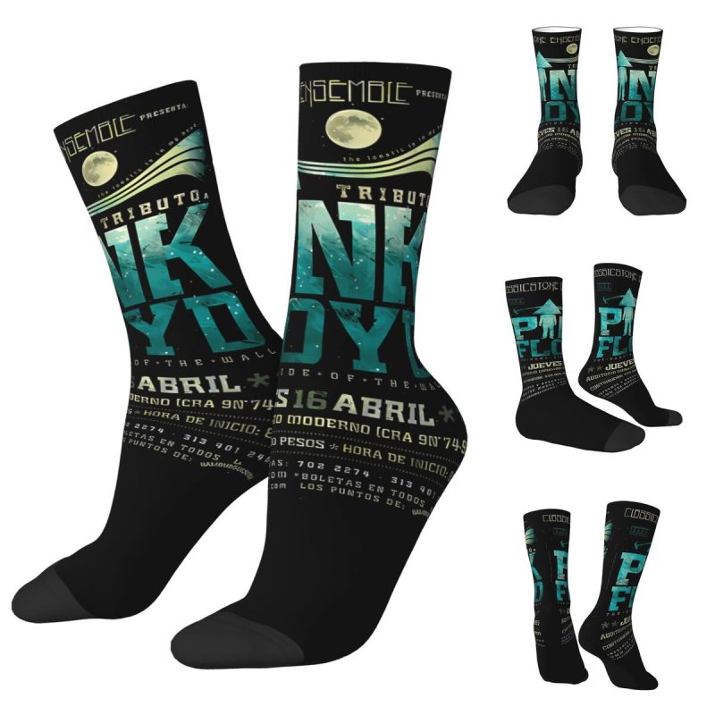 Pinks Cool Floyded Men and Women printing Socks,lovely Applicable throughout the year Dressing Gift - Image 24