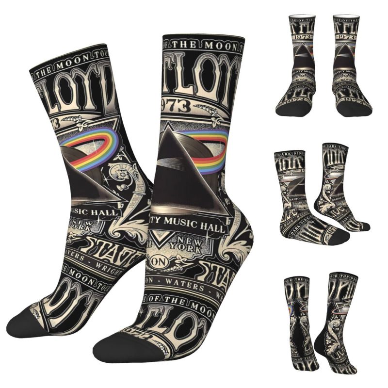 Pinks Cool Floyded Men and Women printing Socks,lovely Applicable throughout the year Dressing Gift - Image 25