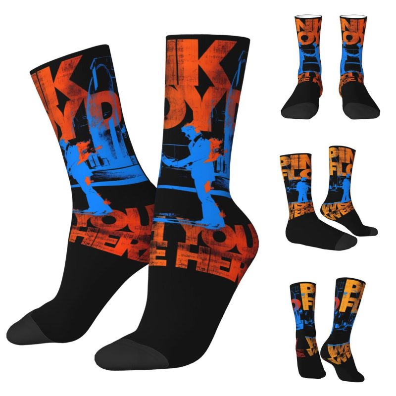 Pinks Cool Floyded Men and Women printing Socks,lovely Applicable throughout the year Dressing Gift - Image 26