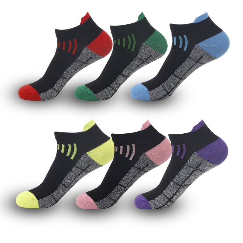 Men's and women's sports socks sweat absorbent breathable cotton socks outdoor running socks do not fall off heel socks ... - Image 16
