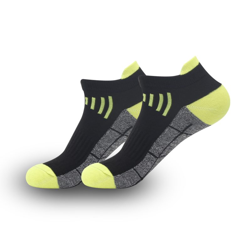 Men's and women's sports socks sweat absorbent breathable cotton socks outdoor running socks do not fall off heel socks ... - Image 19