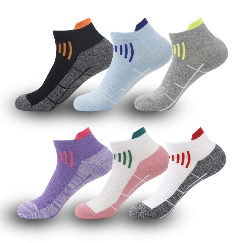 Men's and women's sports socks sweat absorbent breathable cotton socks outdoor running socks do not fall off heel socks ... - Image 35