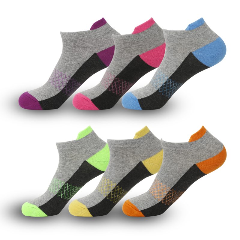 Men's and women's sports socks sweat absorbent breathable cotton socks outdoor running socks do not fall off heel socks ... - Image 45
