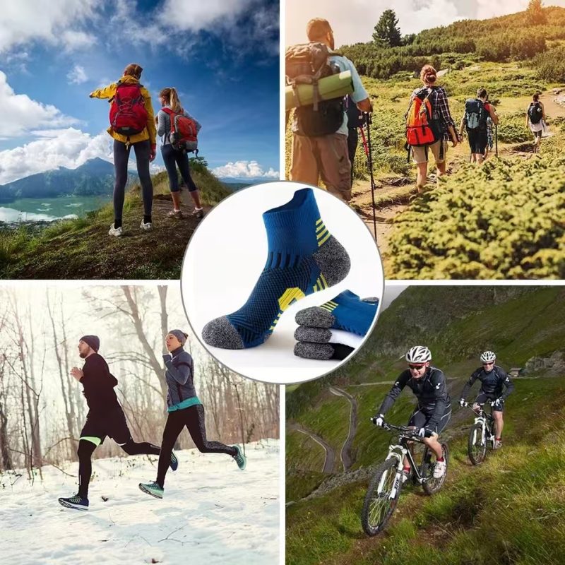 3/5Pairs Men's Sport Socks Breathable Outdoor Running Basketball Socks Quick-drying socks Training Short Tube Socks For Men - Image 2