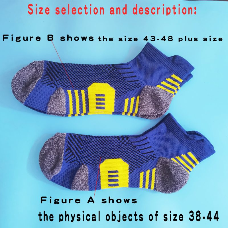 3/5Pairs Men's Sport Socks Breathable Outdoor Running Basketball Socks Quick-drying socks Training Short Tube Socks For Men - Image 3
