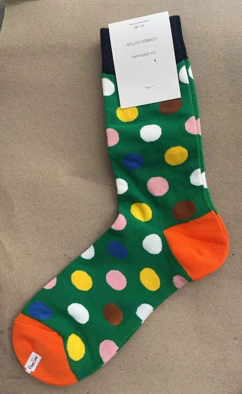 Happy Socks Men's Classic Crew Sock, Shoe Size 10 - 13 Soft Cotton - Image 4