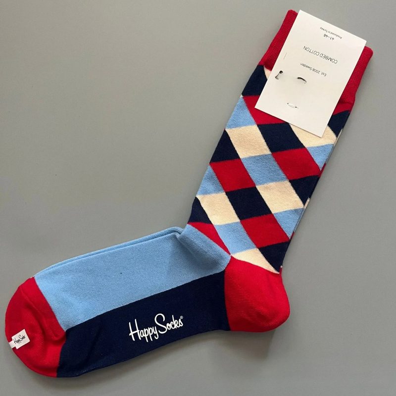 Happy Socks Men's Classic Crew Sock, Shoe Size 10 - 13 Soft Cotton - Image 41