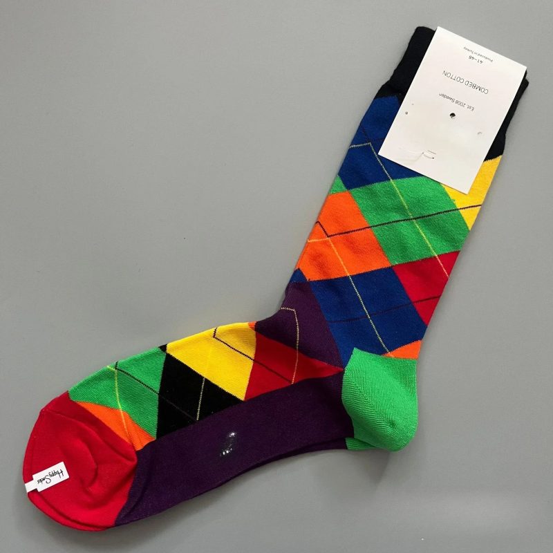 Happy Socks Men's Classic Crew Sock, Shoe Size 10 - 13 Soft Cotton - Image 44