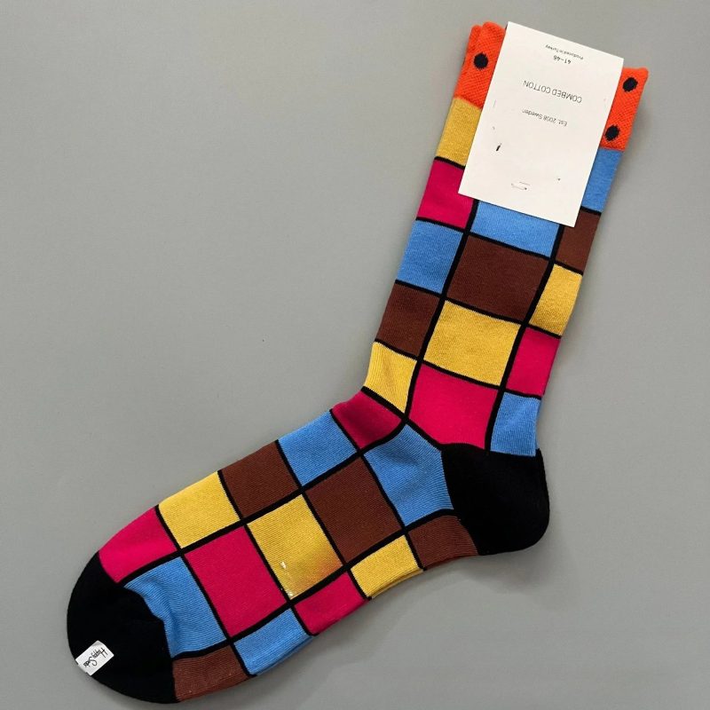 Happy Socks Men's Classic Crew Sock, Shoe Size 10 - 13 Soft Cotton - Image 47