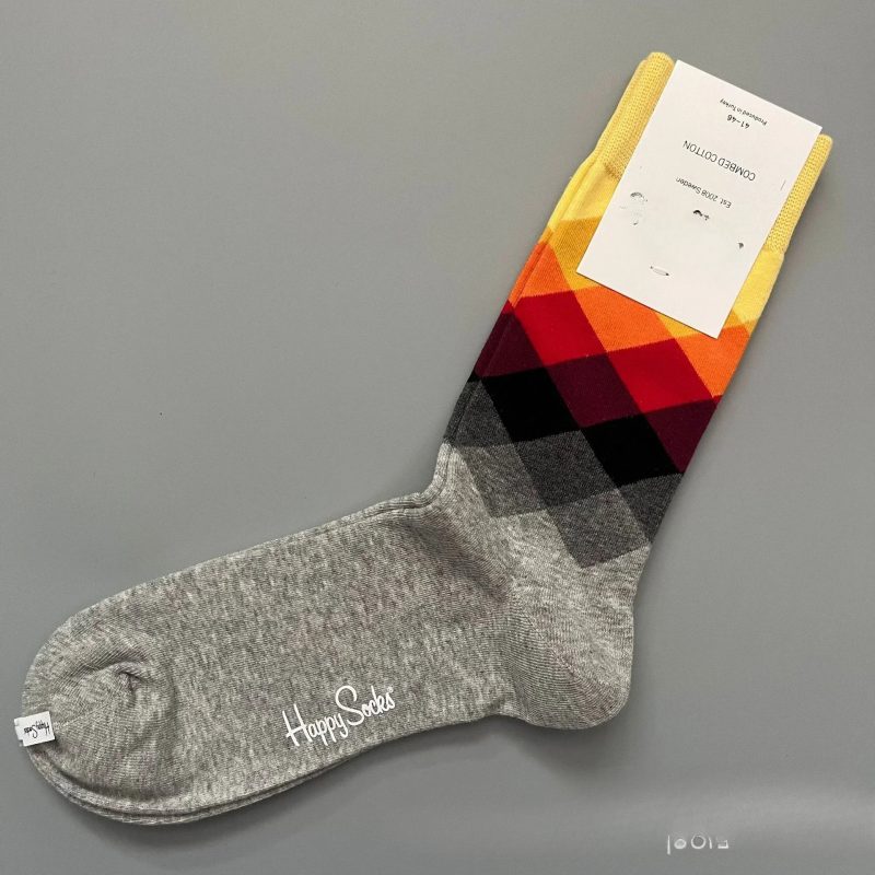 Happy Socks Men's Classic Crew Sock, Shoe Size 10 - 13 Soft Cotton - Image 49