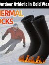2 Pairs Pack Winter Thermal Socks For Men Women Cold Weather Insulated Socks Outdoor Hiking Skiing Warm Snow Thick Heated Socks