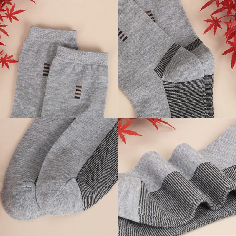 5 Pairs Men's Long Socks Soft Comfortable Wear-resistant Sturdy Casual Simple Fashion Black Large Szie Mid-calf Socks - Image 4