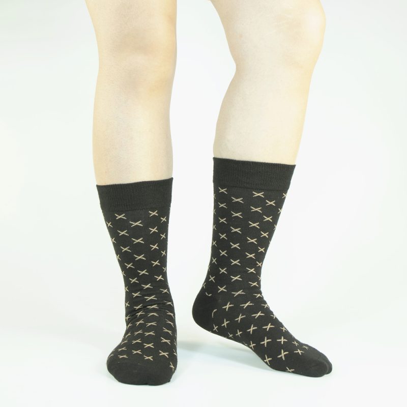 5 Pairs of Men's Mid-Calf Socks - Soft, Breathable, Moisture-Wicking Bamboo Fiber for All Season Wear - Image 4