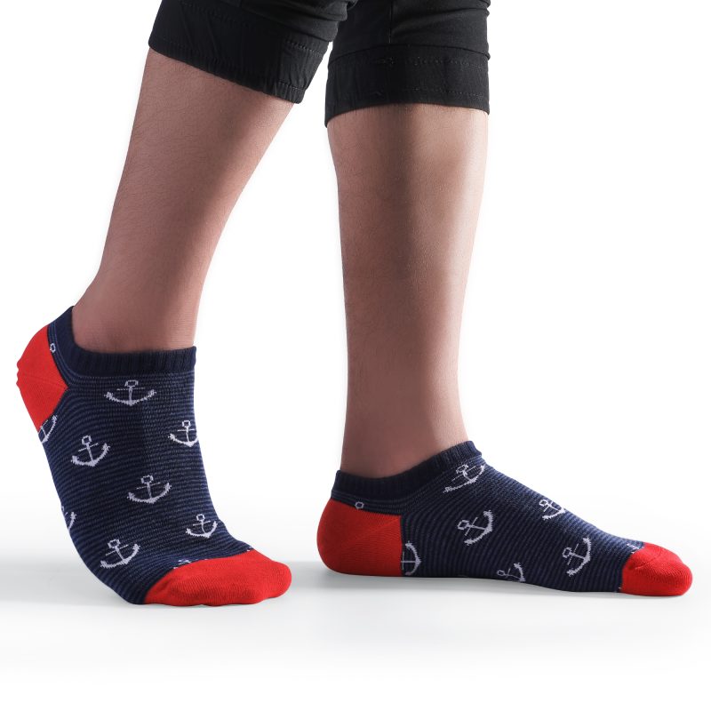 5 Pairs Low Cut Men Socks Solid Color Stripe Breathable Cotton Socks Sport Short Socks Women Men Funny Ankle Socks - Image 2