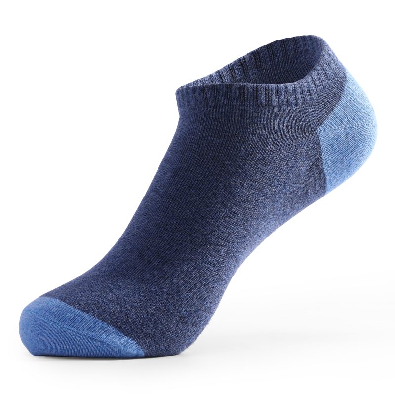5 Pairs Low Cut Men Socks Solid Color Stripe Breathable Cotton Socks Sport Short Socks Women Men Funny Ankle Socks - Image 4