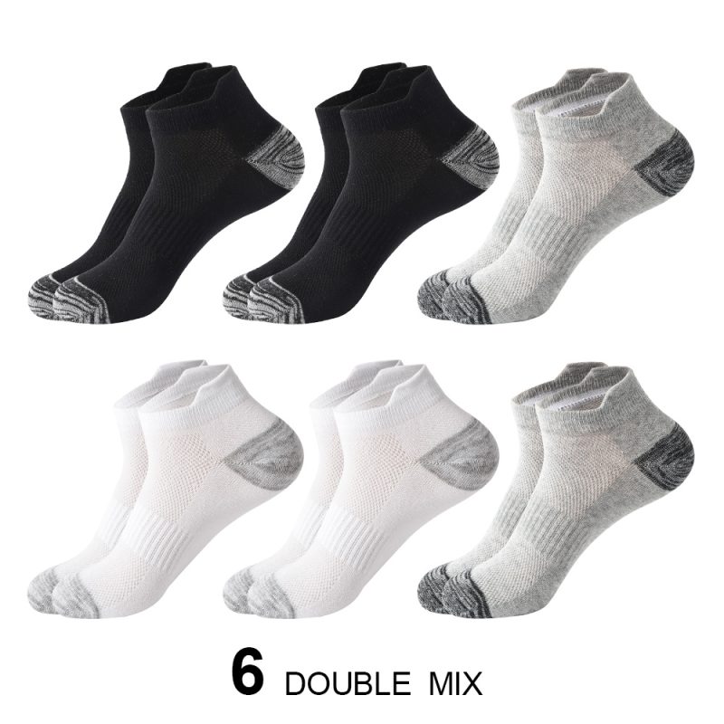 6 Pairs Men Ankle Socks floor sock Cotton Sports Socks Mesh Casual Athletic Summer Thin Cut Short High Quality Sokken Size 38-48 - Image 7