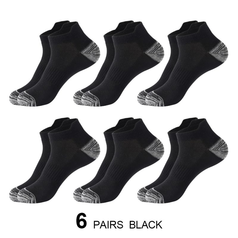 6 Pairs Men Ankle Socks floor sock Cotton Sports Socks Mesh Casual Athletic Summer Thin Cut Short High Quality Sokken Size 38-48 - Image 8