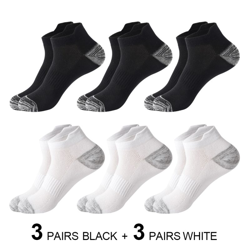 6 Pairs Men Ankle Socks floor sock Cotton Sports Socks Mesh Casual Athletic Summer Thin Cut Short High Quality Sokken Size 38-48 - Image 13