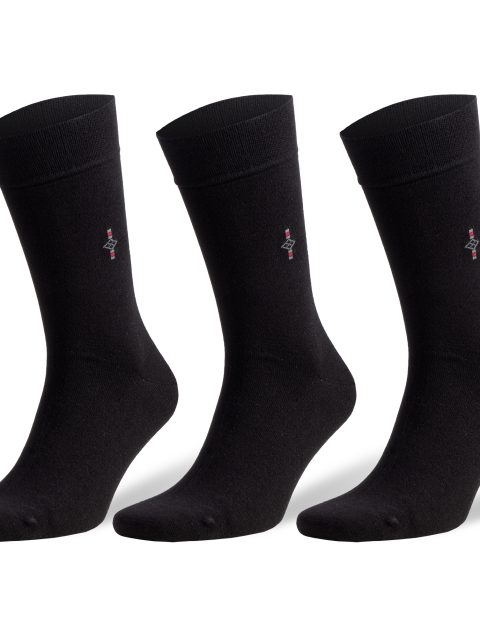 Bamboo Dress Socks for Men Classic Men's Business Casual Dress Socks 3 Pairs
