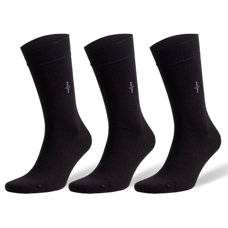 Bamboo Dress Socks for Men Classic Men's Business Casual Dress Socks 3 Pairs