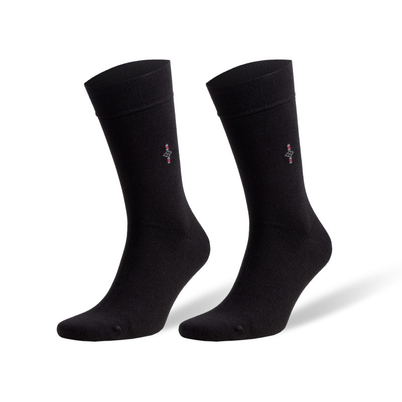 Bamboo Dress Socks for Men Classic Men's Business Casual Dress Socks 3 Pairs - Image 2