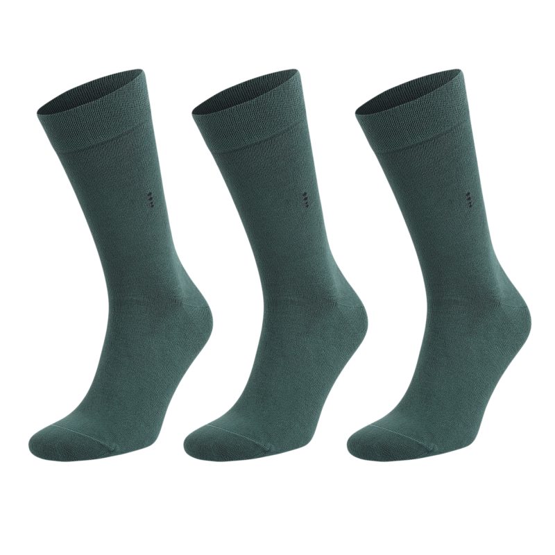 Bamboo Dress Socks for Men Classic Men's Business Casual Dress Socks 3 Pairs - Image 9