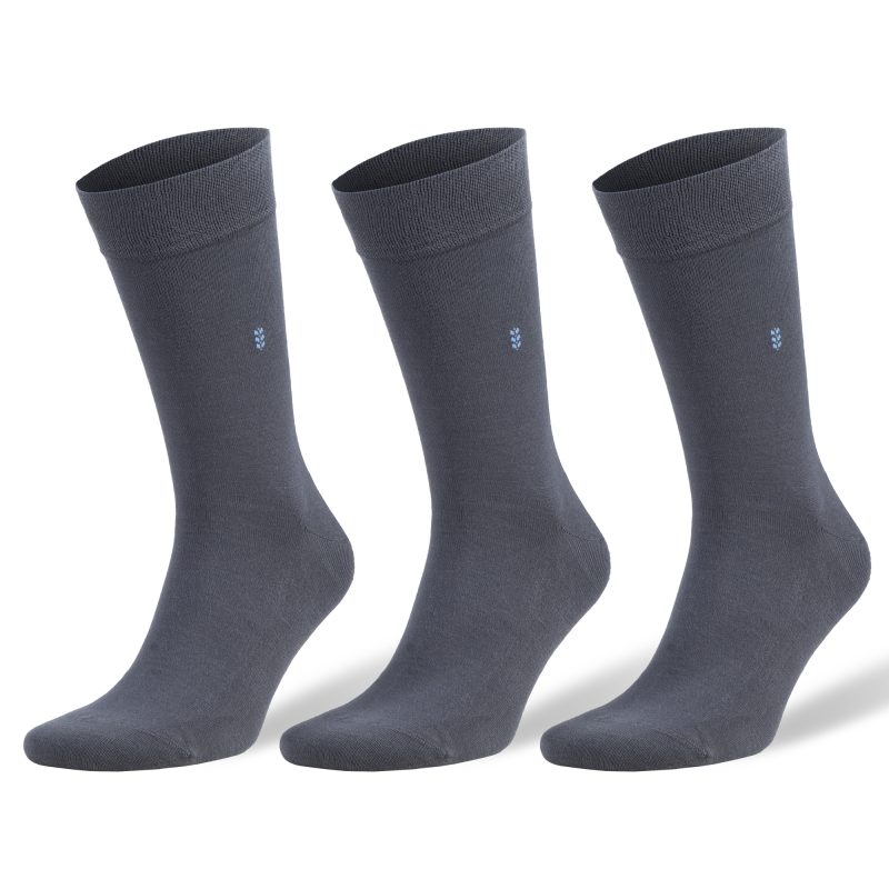 Bamboo Dress Socks for Men Classic Men's Business Casual Dress Socks 3 Pairs - Image 11