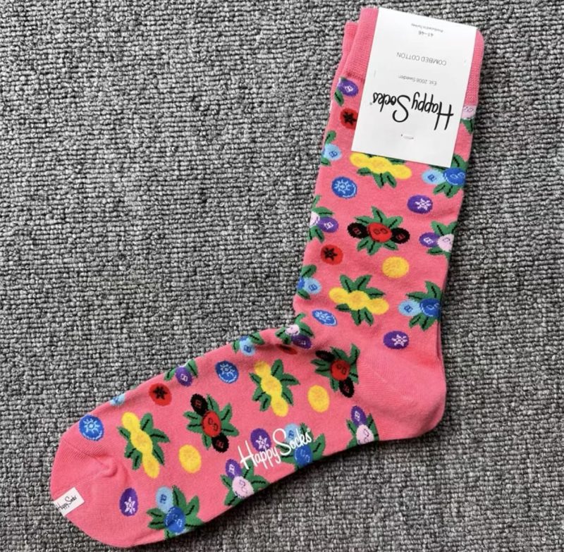 Men's Color Jacquard Fresh Fashion Cotton Mid Tube Sports Socks For All Seasons SIZE 41-46 - Image 42