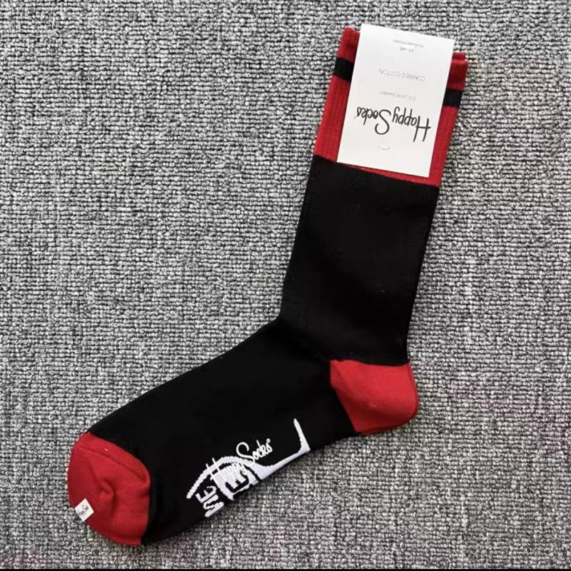 Men's Color Jacquard Fresh Fashion Cotton Mid Tube Sports Socks For All Seasons SIZE 41-46 - Image 50