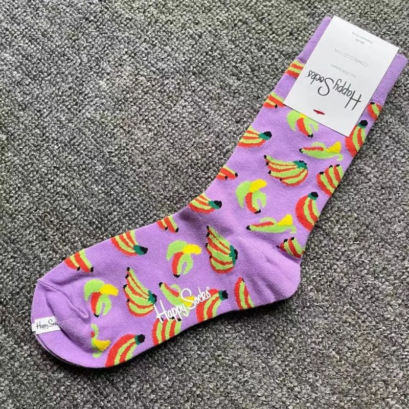 Happy Socks Multi Pattern Design Fashion Fun Trendy Socks Cotton Unisex - Image 3