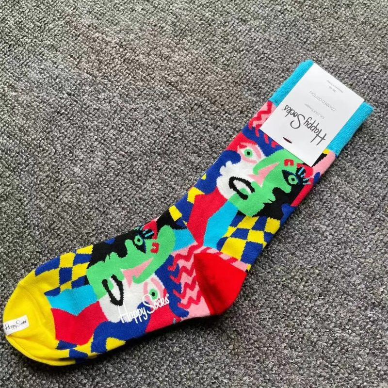 Happy Socks Multi Pattern Design Fashion Fun Trendy Socks Cotton Unisex - Image 6