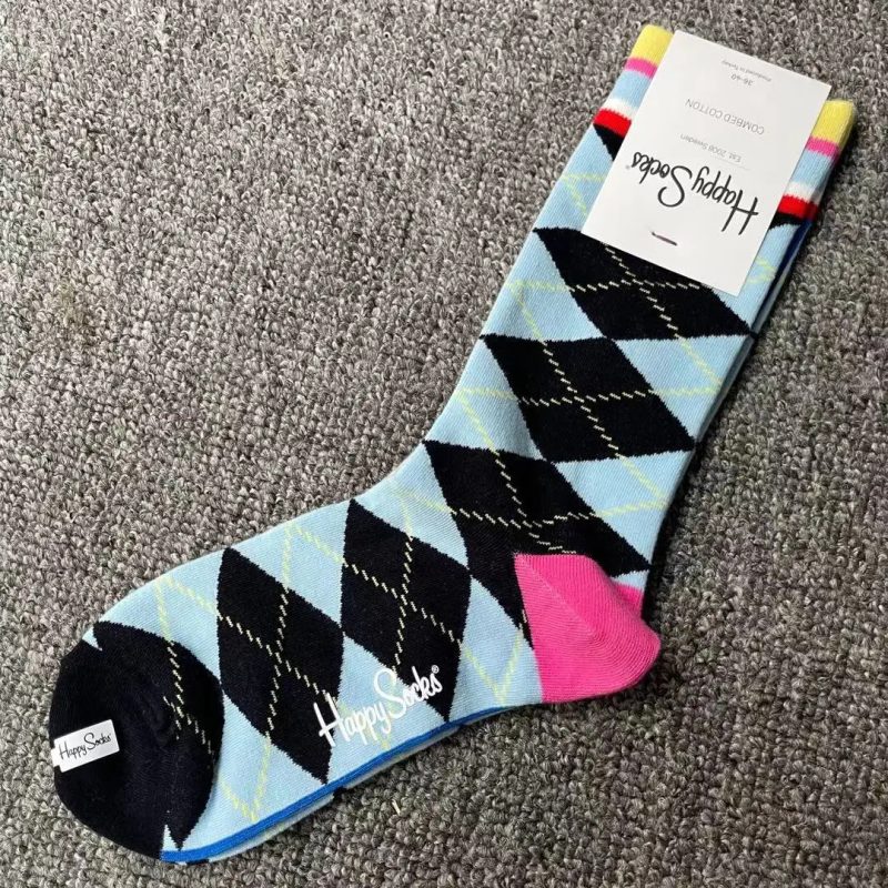 Happy Socks Multi Pattern Design Fashion Fun Trendy Socks Cotton Unisex - Image 8