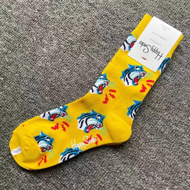 Happy Socks Multi Pattern Design Fashion Fun Trendy Socks Cotton Unisex - Image 10