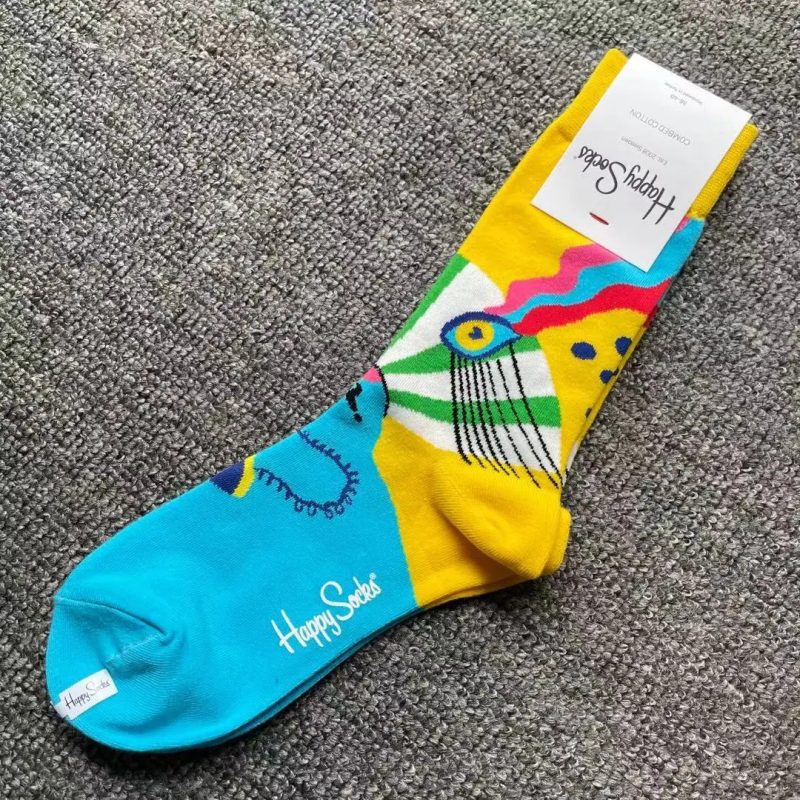 Happy Socks Multi Pattern Design Fashion Fun Trendy Socks Cotton Unisex - Image 16