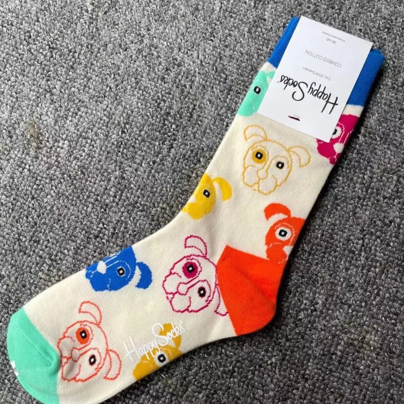 Happy Socks Multi Pattern Design Fashion Fun Trendy Socks Cotton Unisex - Image 48