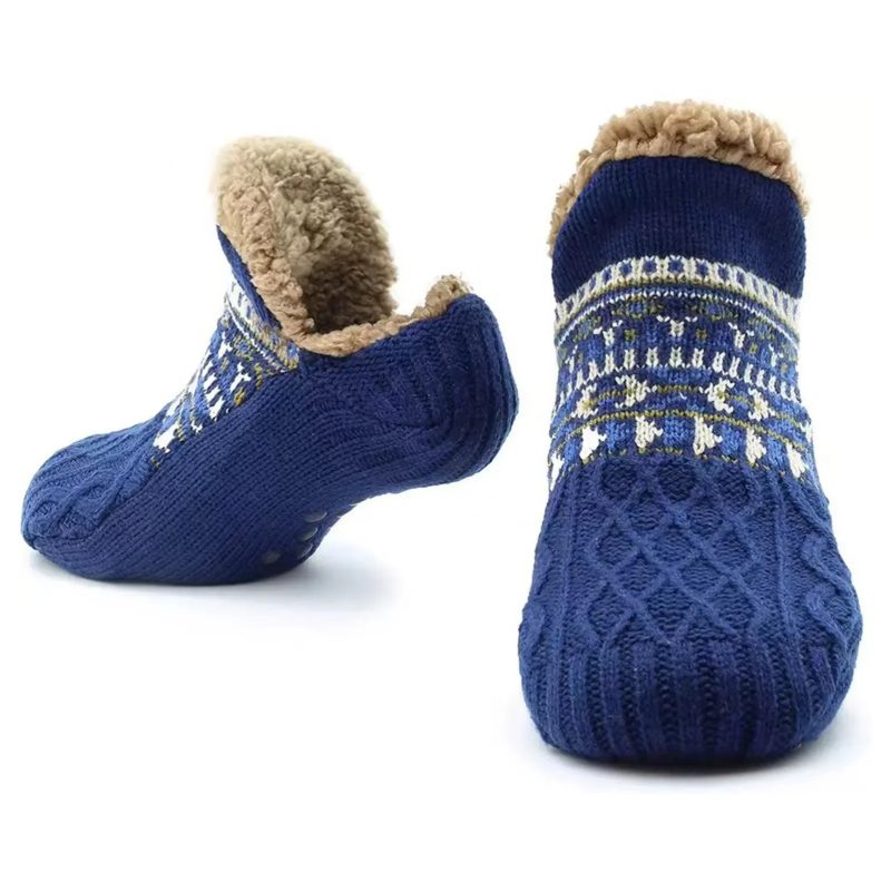 Thermal Mens Fluffy Slipper Socks Winter Warm Women Short Cotton Thickened Home Sleeping Soft Non Slip Grip Fuzzy Floor Socks - Image 8