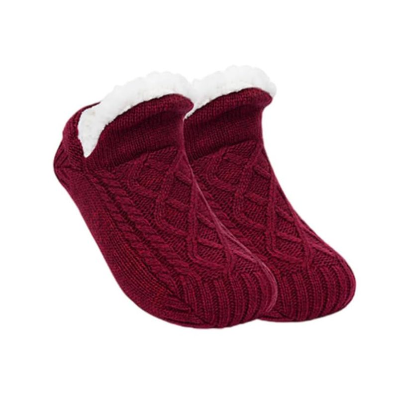 Thermal Mens Fluffy Slipper Socks Winter Warm Women Short Cotton Thickened Home Sleeping Soft Non Slip Grip Fuzzy Floor Socks - Image 14
