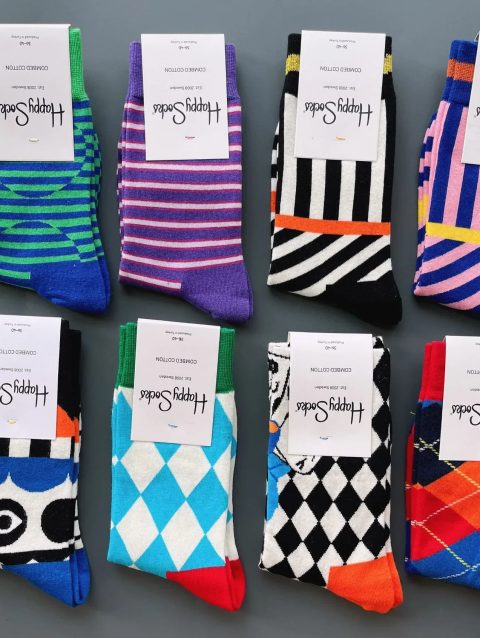 Happy Socks Funny Colorful Socks Fun Bright Crazy Socks Unisex Size 36-40