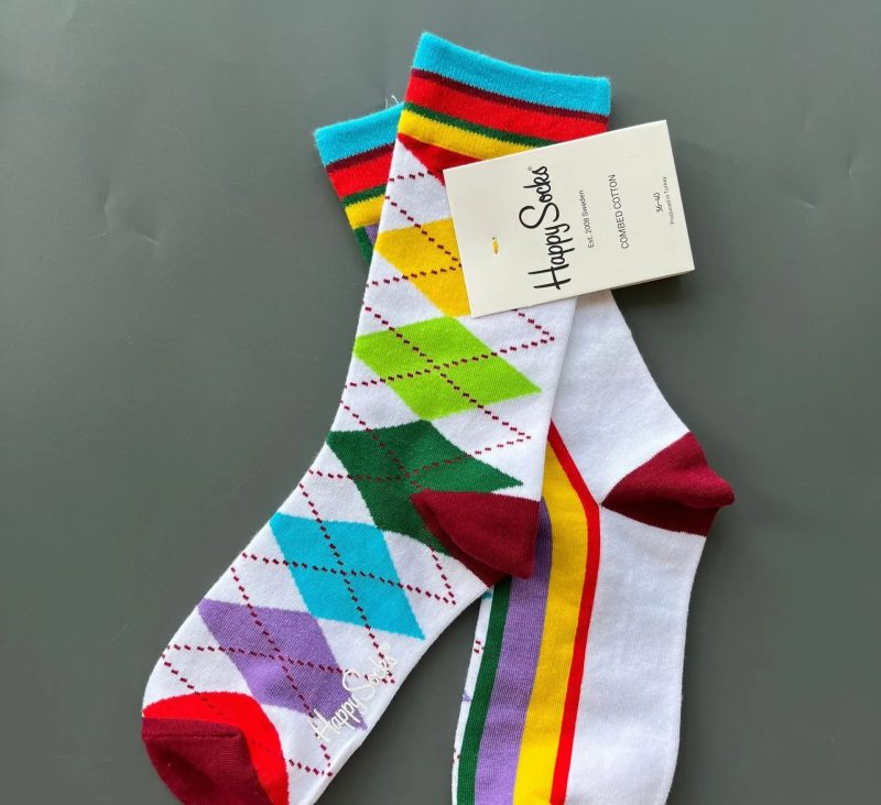 Happy Socks Funny Colorful Socks Fun Bright Crazy Socks Unisex Size 36-40 - Image 3