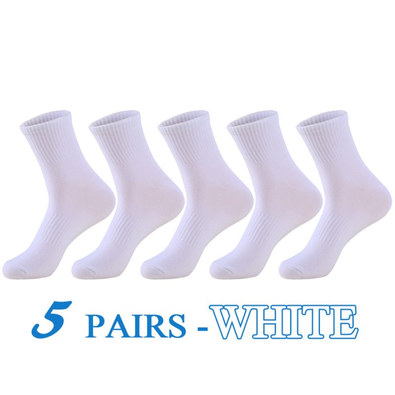 3 Pairs/Lot Mens Socks Dress Long Running Casual Thick Cotton Solid Outdoor Breathable Climbing Business Sock 3 Colors Male Gift - Image 14