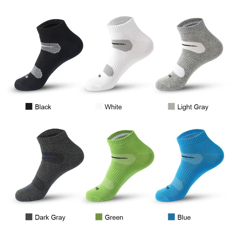 5 pairs Cotton Men Fashion Ankle Socks High Quality Elastic Mesh Breathable Male Sock Summer Deodorant Casual Mens Short Socks - Image 4