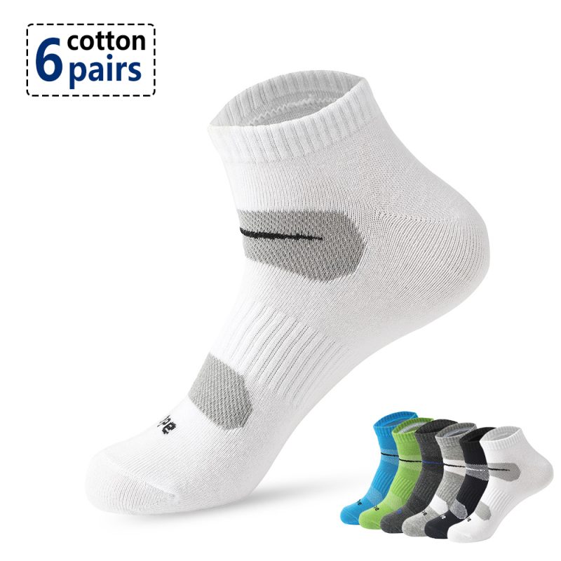 5 pairs Cotton Men Fashion Ankle Socks High Quality Elastic Mesh Breathable Male Sock Summer Deodorant Casual Mens Short Socks - Image 6