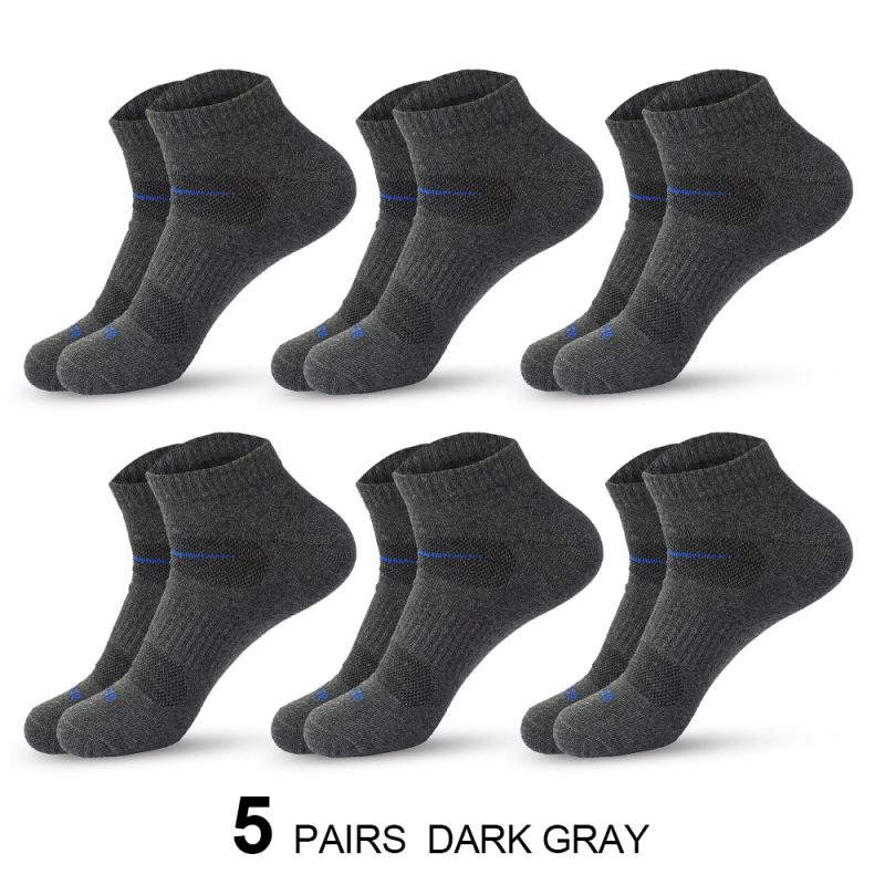 5 pairs Cotton Men Fashion Ankle Socks High Quality Elastic Mesh Breathable Male Sock Summer Deodorant Casual Mens Short Socks - Image 20