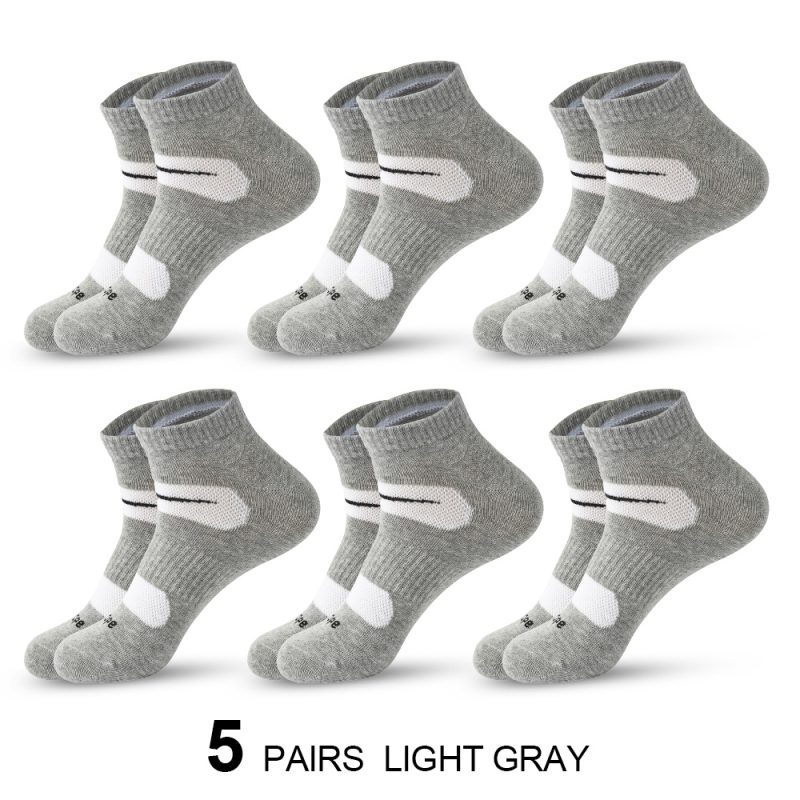 5 pairs Cotton Men Fashion Ankle Socks High Quality Elastic Mesh Breathable Male Sock Summer Deodorant Casual Mens Short Socks - Image 22