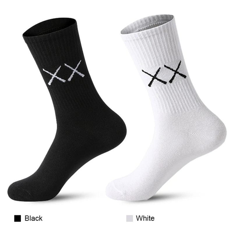 5Pairs/Lot Cotton Socks Men Soft Breathable Long Socks FASHION Solid Color deodorize white Socks Man Outdoor Sports Soccer Sock - Image 2