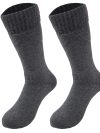 Thermal Insulated Socks for Men Seamless Toe Reinforced Heel Pre-Washed and Odor Free Shoe Size 8-11.5