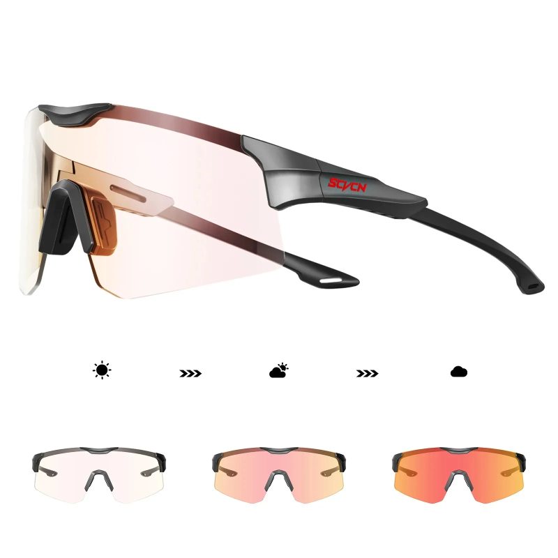 Photochromic Cycling Glasses Bicycle Eyewear Men Women Road Bike MTB Goggles Sport Running Riding Fishing Driving Sunglasses - Image 2