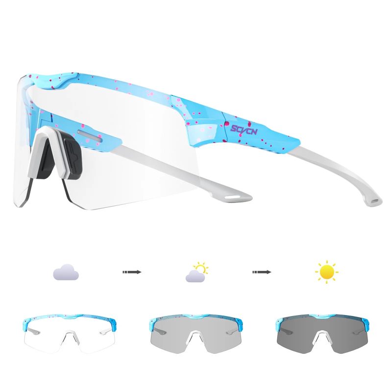 Photochromic Cycling Glasses Bicycle Eyewear Men Women Road Bike MTB Goggles Sport Running Riding Fishing Driving Sunglasses - Image 5