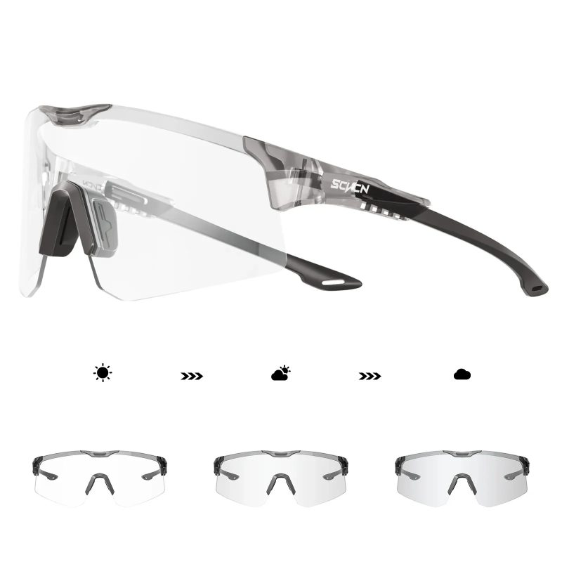 Photochromic Cycling Glasses Bicycle Eyewear Men Women Road Bike MTB Goggles Sport Running Riding Fishing Driving Sunglasses - Image 8