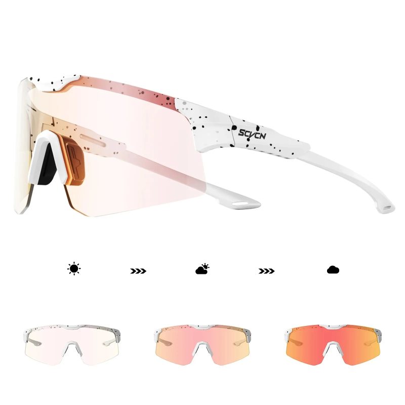Photochromic Cycling Glasses Bicycle Eyewear Men Women Road Bike MTB Goggles Sport Running Riding Fishing Driving Sunglasses - Image 13